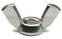 M4 - 0.70 METRIC A2 (18-8) STAINLESS WING NUTS PL